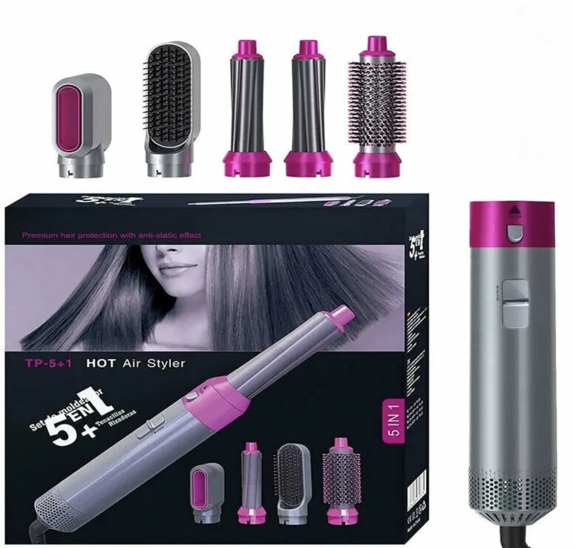 Moldeador Secador De Pelo rosa