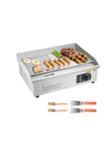 Plancha Eléctrica, 3200 W, Control de Temperatura Ajustable 50 a 300 °C