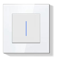 Interruptor de Pared con Marco de Cristal