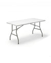Mesa plegable multifuncional, con tablero realizado