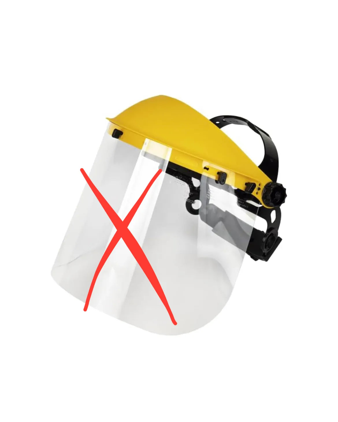 Casco pantalla de protección