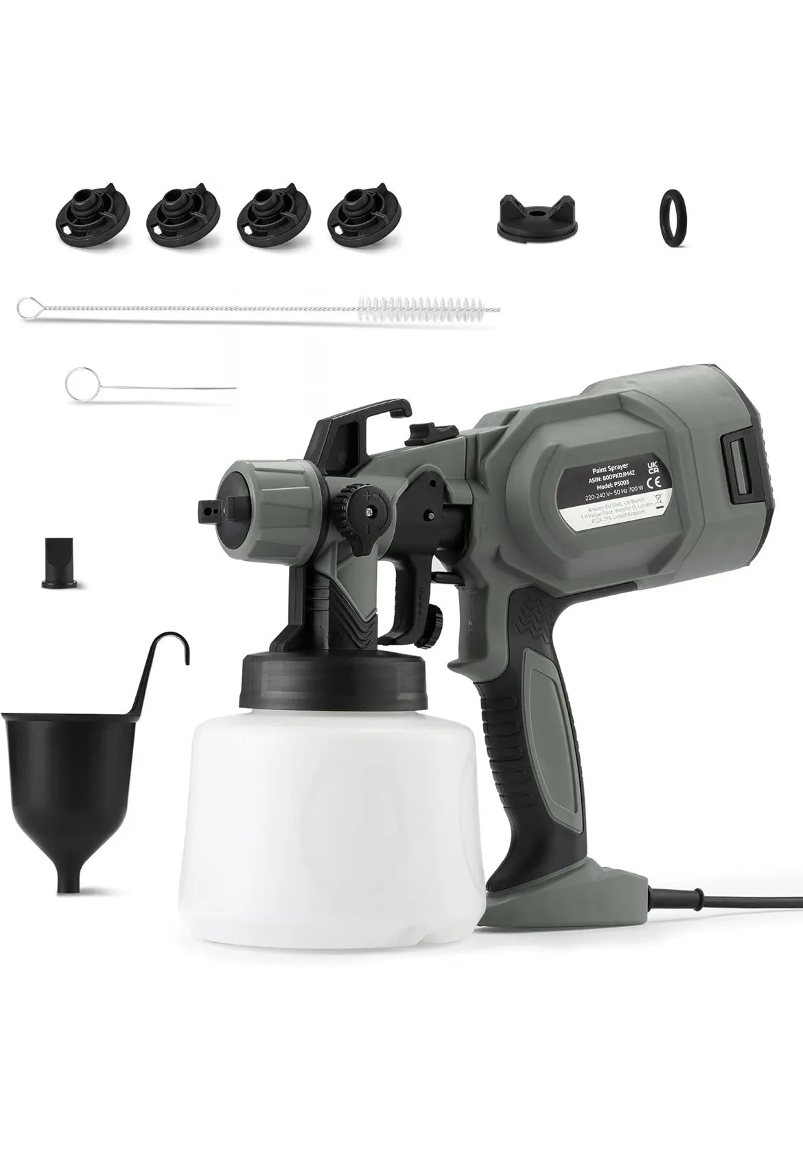 Pistola Pulverizadora Eléctrica 700W Amazon Basics