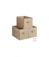 Cajas de Almacenaje Plegables, Juego de 3 Cestas
