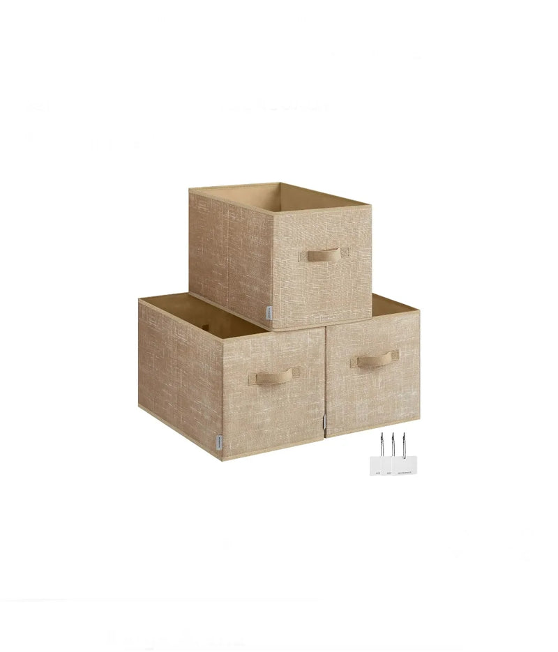 Cajas de Almacenaje Plegables, Juego de 3 Cestas