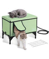 Caseta elevada para gatos Vevor
