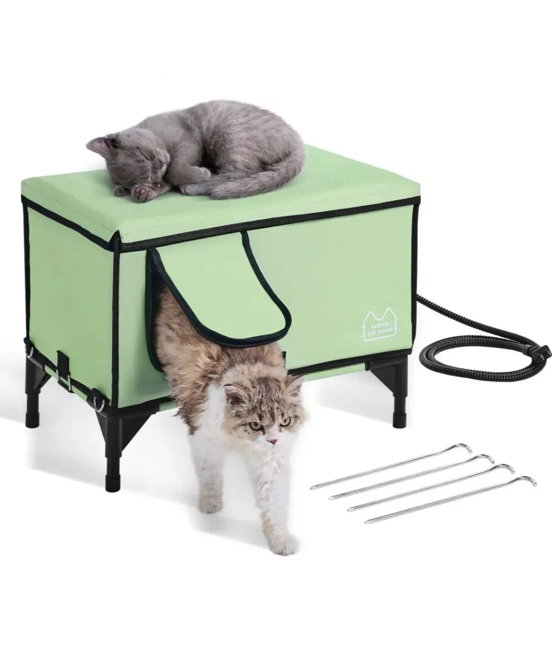 Caseta elevada para gatos Vevor