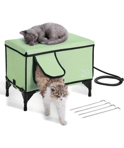 Caseta elevada para gatos Vevor