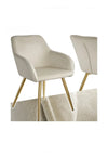 Silla Tapizada en Terciopel tectake