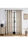 Cortinas Visillos Beige para Salón Cortinas Dormitorio 2 Piezas