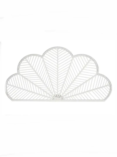 Cabecero Cama Madera Bambú Blanco