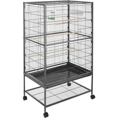 Jaula para pájaros con ruedas