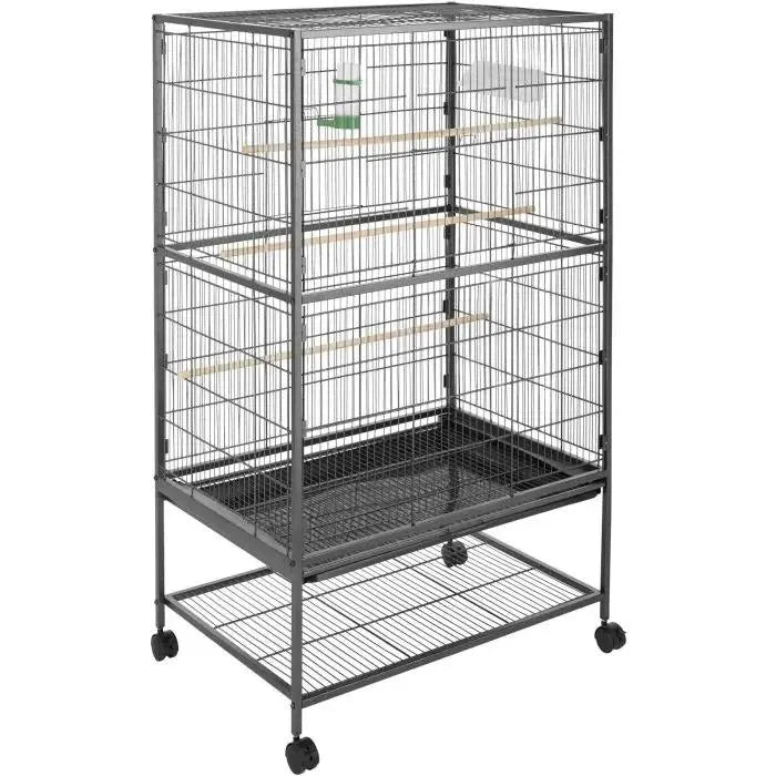 Jaula para pájaros con ruedas