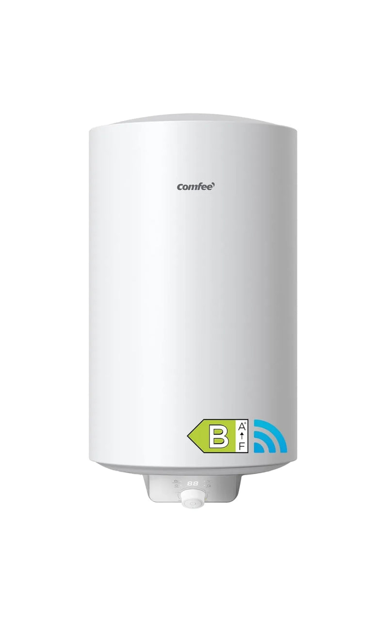 Calentador de agua eléctrico vertical, Wi-Fi, control remoto por smartphone