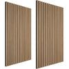Juego de 2 paneles de pared de roble