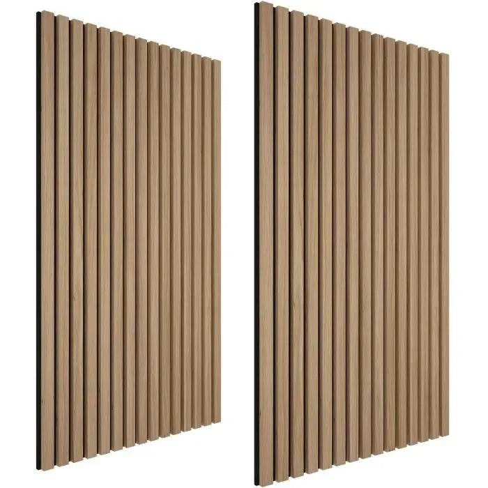 Juego de 2 paneles de pared de roble