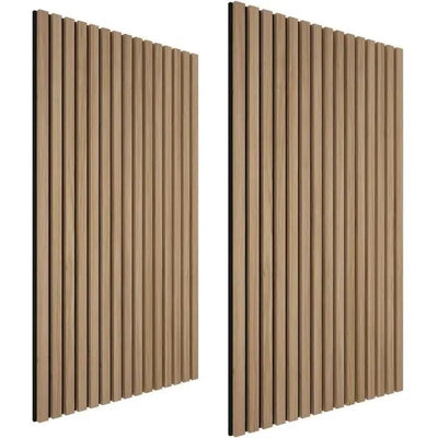 Juego de 2 paneles de pared de roble