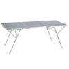 Mesa de camping de aluminio