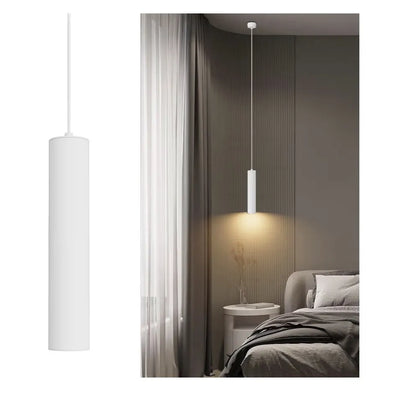 Lampara Techo Colgante GU10 Cilindro Moderno