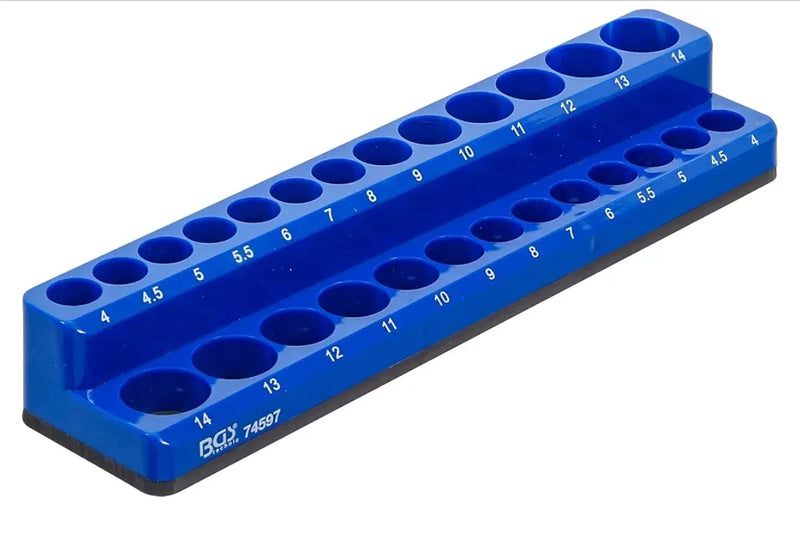 Soporte de plástico para llaves de vaso BGS