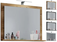 Espejo de pared para baño con estante - VCM