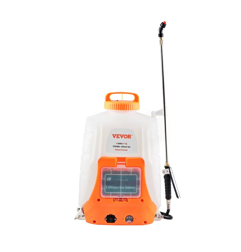Mochila SucceBuy 16 L Batería 12 V 8 Ah VEVOR