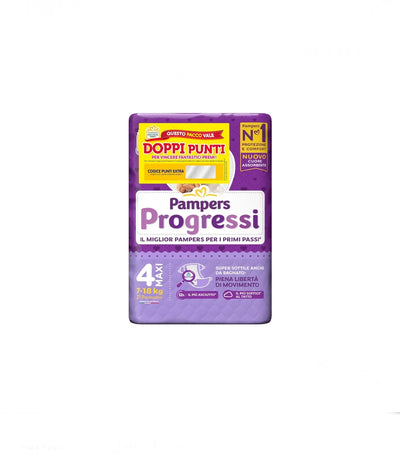 Pampers Progressi Maxi, talla 4 (7-18 kg), 21 pañales