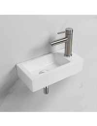 Lavabo de Cerámica Rectangular M41102 Ibergrif