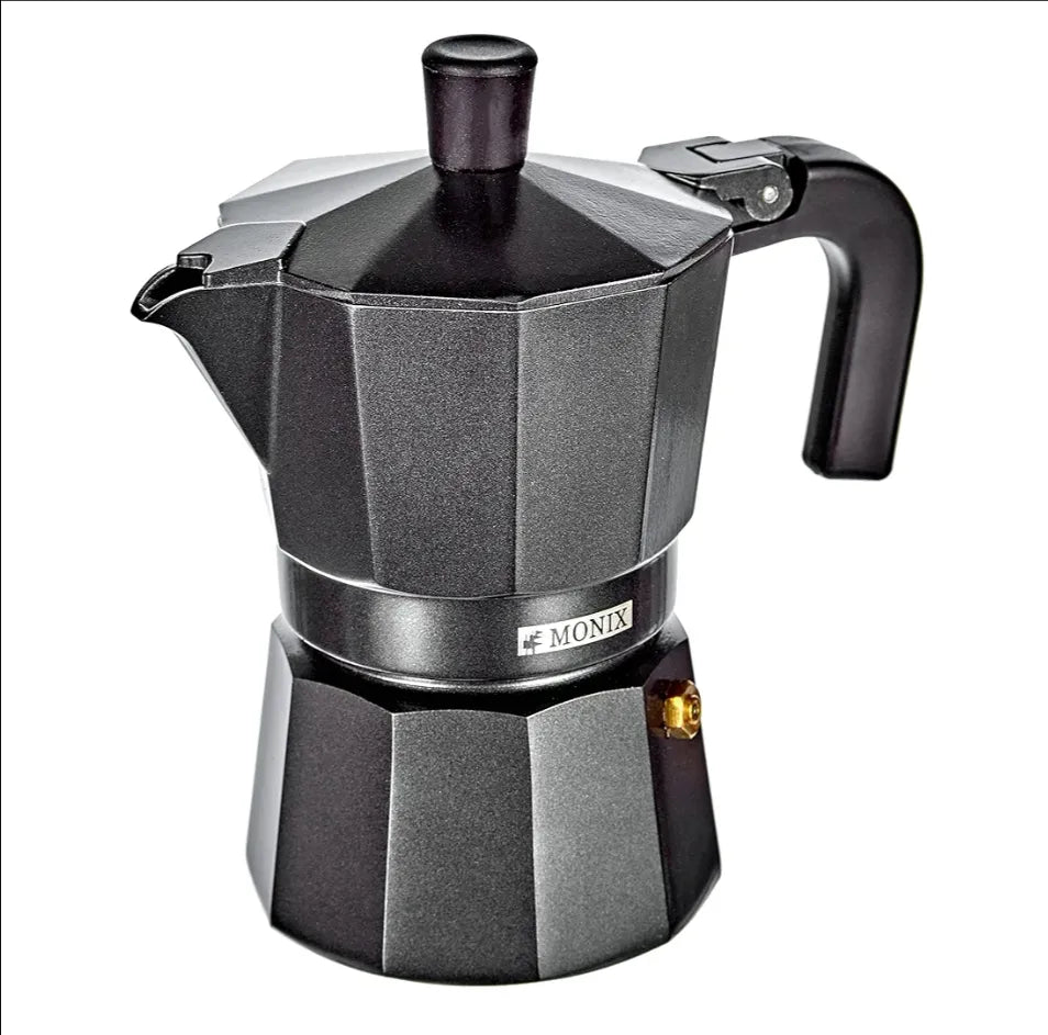 Cafetera italiana de aluminio 3 Tazas Monix