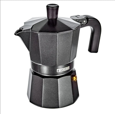 Cafetera italiana de aluminio 3 Tazas Monix