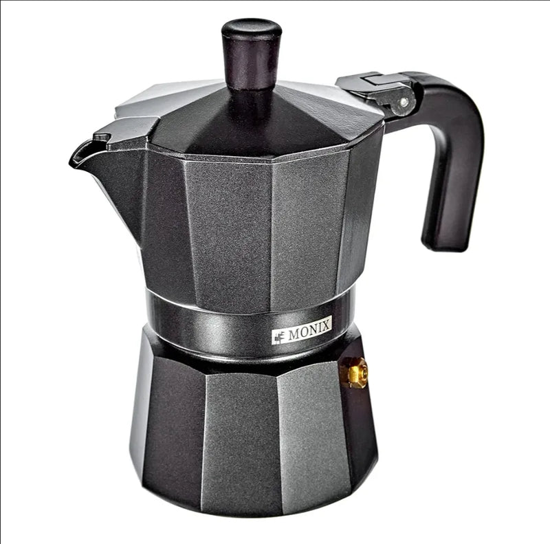 Cafetera italiana de aluminio 3 Tazas Monix