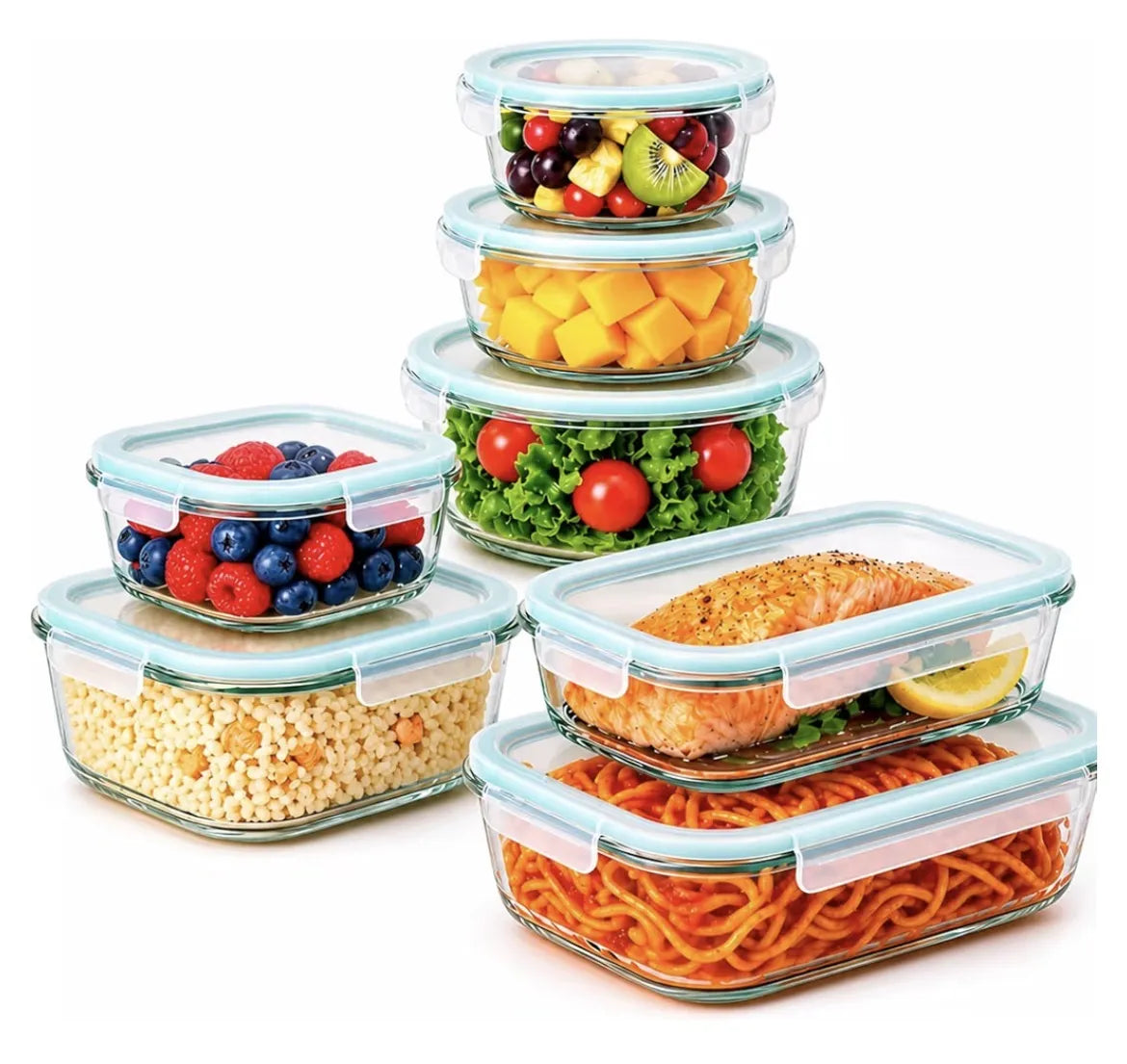 Recipientes de Cristal para alimentos Edihome