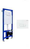 Belvit Elemento de montaje para pared con placa de accionamiento