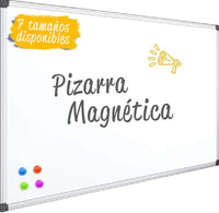 Pizarra blanca magnética con marco - Ofituria