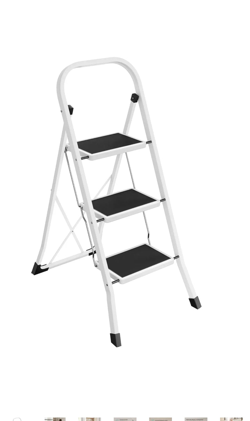 Escalera de Tijera, Escalera con 3 Peldaños, Peldaño Plegable