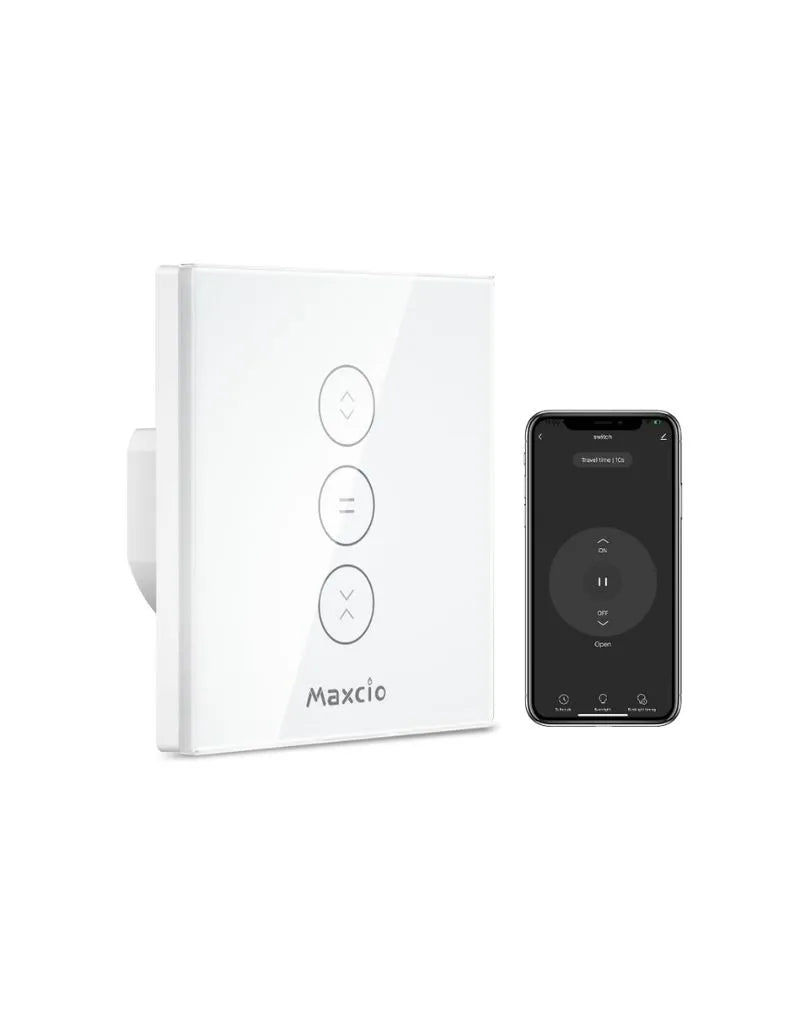 Maxcio Interruptor de Persiana WiFi, Control
