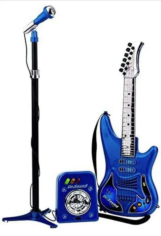 REIG- Set con Guitarra, Micrófono y Bafle