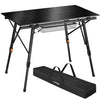 Mesa de camping de aluminio