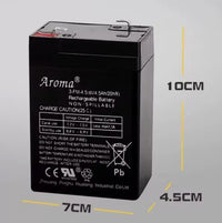 Batería Aroma de 6V 4.5AH