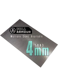 Placa de aluminio de 4 mm x 300mm x 200mm