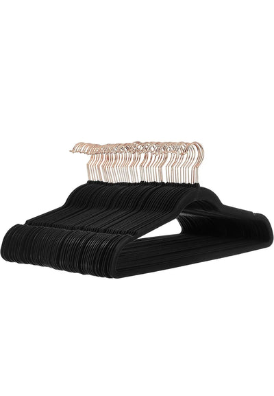 25 Perchas de terciopelo para trajes