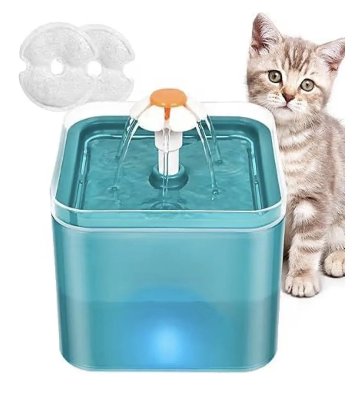 Bebedero para Gatos 2L Azul Cyan