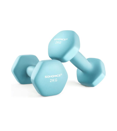 Juego de 2 Mancuerna de 2Kg SONGMICS