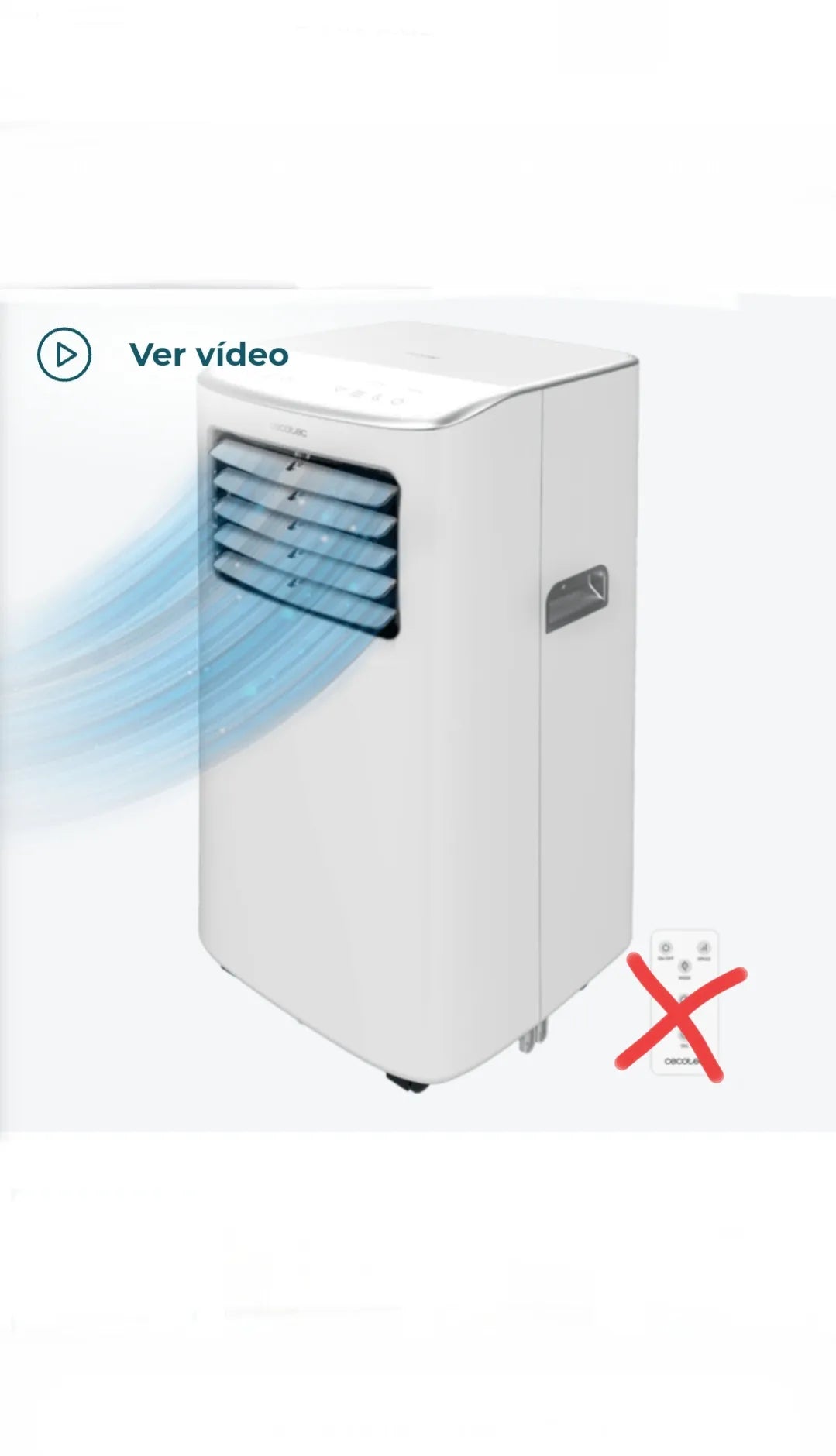 Aire acondicionado portátil de 7000 BTU