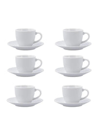 Set de 6 Tazas Con Plato Quid