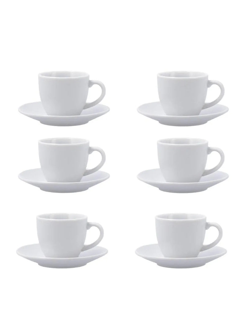 Set de 6 Tazas Con Plato Quid