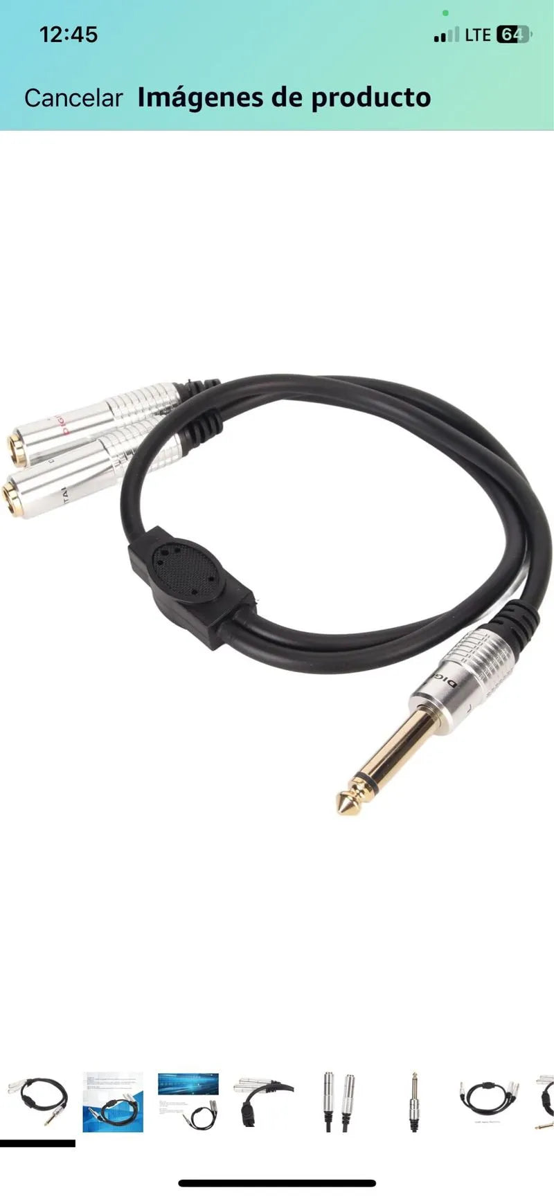 Cable Divisor en Y Estéreo