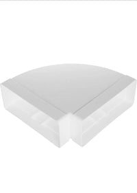 Hoja de tubo rectangular horizontalmente