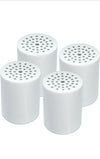 Paquete de 4 cartuchos de repuesto de filtro ducha