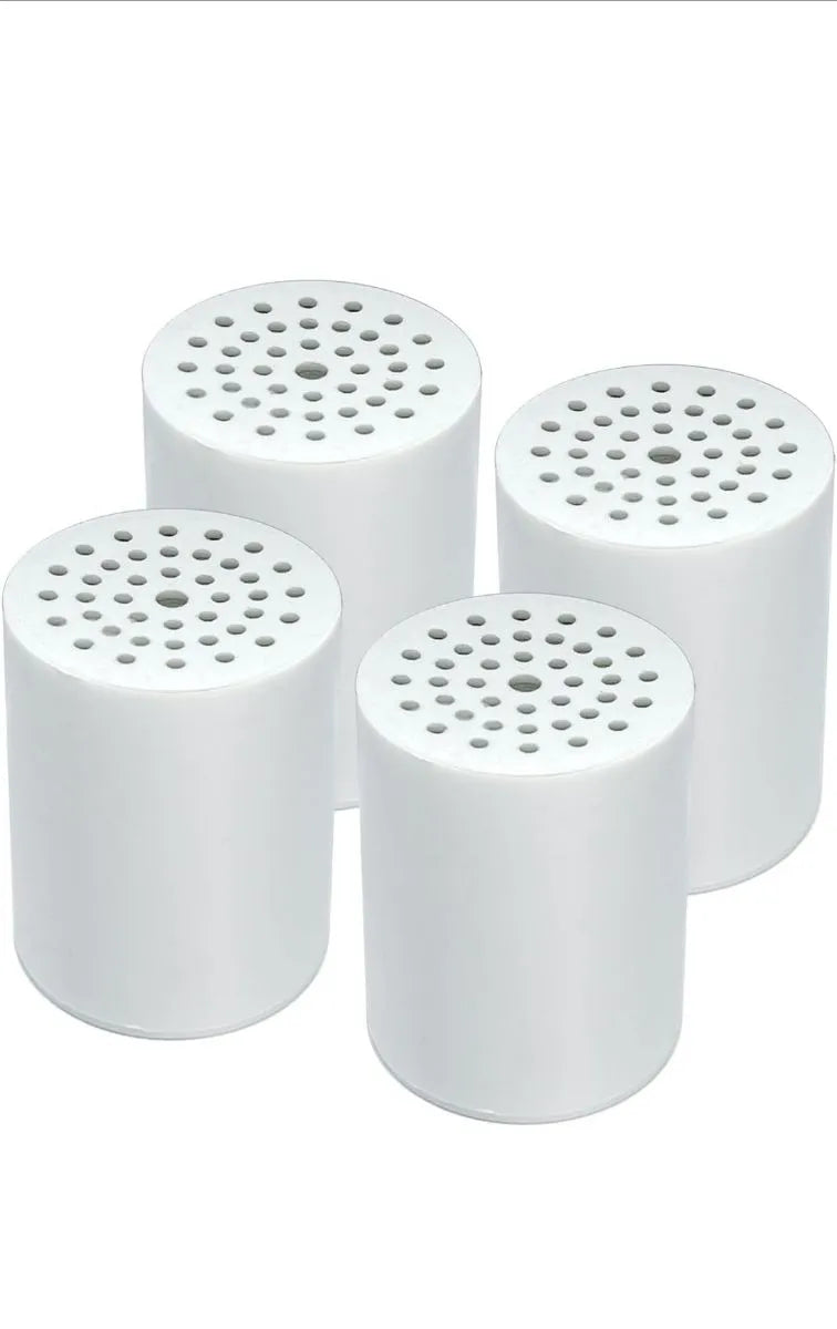 Paquete de 4 cartuchos de repuesto de filtro ducha