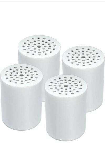 Paquete de 4 cartuchos de repuesto de filtro ducha